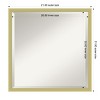 Amanti Art Incline Beveled Wood Framed Bathroom Vanity Wall Mirror - 3 of 4