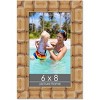 PosterPalooza | 6x8 Wide Bamboo Picture Frame, UV Acrylic, 4 Finishes - Brown, Black, Silver, and Natural - 2 of 4