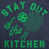 Womens Funny T Shirts Stay Out Of The Kitchen Sarcastic Pickleball Graphic Tee For Ladies - Crazy Dog Women's T Shirt - 2 of 4