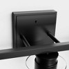 DORESshop Modern 3-Light Vanity Wall Lamp, Matte Black Finish Vabity Light with Clear Glass Shade, Perfect for Bathroom, Bedroom, and Dressing Mirror - 4 of 4
