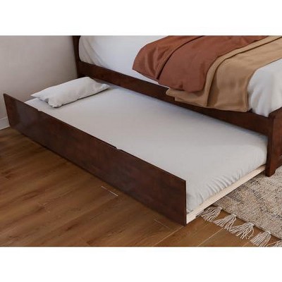 AFI Furnishings Urban Trundle Bed Twin Walnut