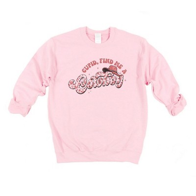 Simply Sage Market Women's Graphic Sweatshirt Cupid Find Me A Cowboy
