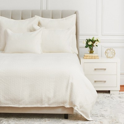 EY Essentials Pernille Ivory Queen Duvet Cover