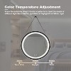 24inch Bathroom Led Classy Vanity Mirror with focused backplane,Black aluminum alloy frame,High Lumen,Dimmable Touch,Wall Switch Control, Anti-Fog - 4 of 4