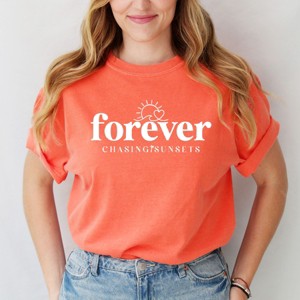 Simply Sage Market Forever Chasing Sunsets Sun Garment Dyed Tee - 1 of 4