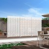 Lirago 72 in Garden Fence Panels Galvanized Outdoor Privacy Screen - 4 of 4