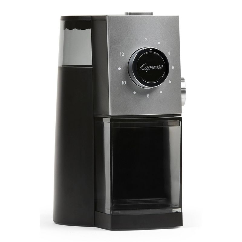 Capresso Coffee Disk Burr Grinder Grind Select &#8211; Black/Silver 597.04&#34;, 5 of 17