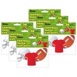 Eureka Football Assorted Cut Outs 36 Per Pack 6 Packs (EU-841258-6)
