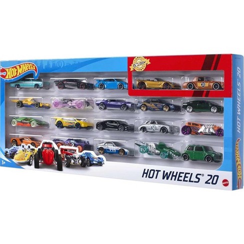 Pack de 20 coches Hot Wheels al mejor precio. MATTEL H7045