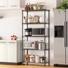 SKONYON Adjustable Metal Shelving Units – 4-Tier & 5-Tier Options, Heavy-Duty, Tool-Free Assembly - 2 of 4