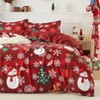 Garvee Christmas Duvet Cover, Xmas Holiday Decorative Bedding Set with Duvet Cover & Pillow Sham, Reversible Printed Design - 2 of 4