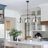 Dewdrop 37.01'' Industrial Kitchen Island Lighting 4 Light Crackled Glass Black ETL Adjustable Rod - 4 of 4