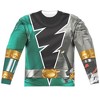 Men's Power Rangers Dino Fury Green Ranger Long Sleeve Costume T-Shirt - 2 of 4