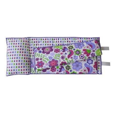 Bacati - Botanical Floral Purple Multicolor Toddler Nap Mat