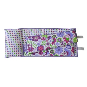 Bacati - Botanical Floral Purple Multicolor Toddler Nap Mat - 1 of 4