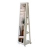 Lyngins 360° Swivel Full-Length Mirror Jewelry Cabinet, Mirror Jewelry Cabinet Standing, Jewelry Organizer with LED Light, Jewelry Holder - 2 of 4