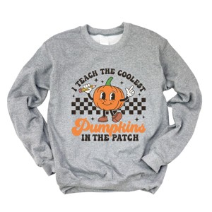 Simply Sage Market I Teach The Coolest Pumpkins In The Patch Sweatshirt - 1 of 4