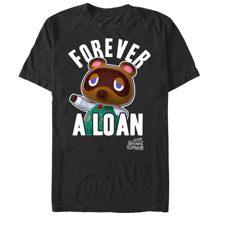 Men's Nintendo Animal Crossing Forever A Loan T-Shirt, 1 of 6