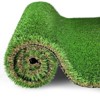 Gulches 6.5FT*13FT Outdoor Artificial Grass Runner Rug, Thick Realistic Fake Grass Roll Decor Patio Balcony Garden Lawn - 2 of 4