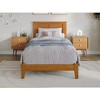 AFI Furnishings Madison Twin XL Foundation Bed with Attachable USB Charger, Light Toffee - 3 of 4