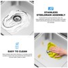 Huxxion Stainless Steel Utility Sink, Free Standing Single Bowl Kitchen Sink with Cold and Hot Water Pipe, Outdoor Basin Station with Cabinet - 4 of 4