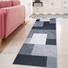 Modern Geometric Area Rug Machine Washable Rugs for Living Room Bedroom - 3 of 4