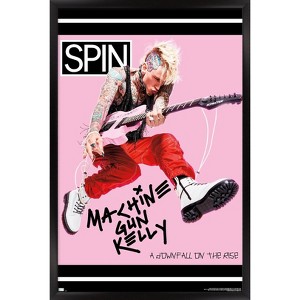 Trends International SPIN Magazine - Machine Gun Kelly 20 Framed Wall Poster Prints - 1 of 4