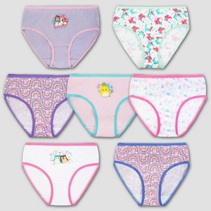 Girls' Squishmallows 7pk Briefs - 1 of 4