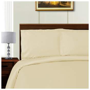 1000 Thread Count Solid Lyocell-Blend Duvet Cover Set by Blue Nile Mills
