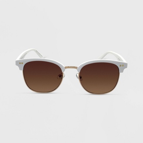 Clubmaster store sunglasses white