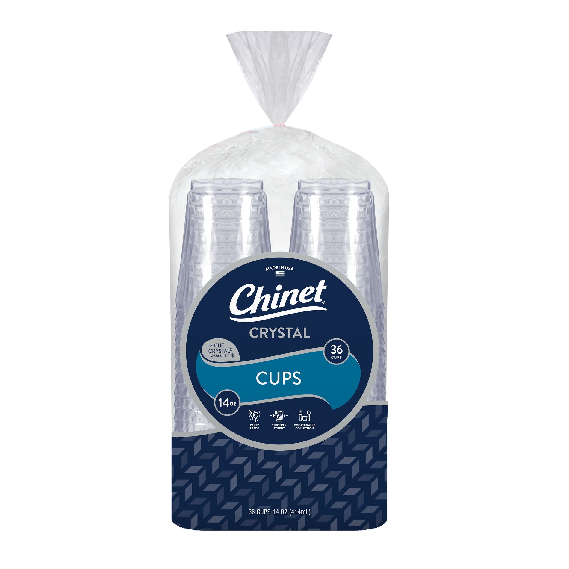 Chinet Crystal Cup - 36ct/14oz