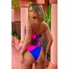 'Raspberry Twist' Asymmetrical Tie Side Bottoms Raspberry Twist Medium - 2 of 4