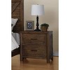 Wallace & Bay Mullen Nightstand, Coffee Brown - 2 of 4