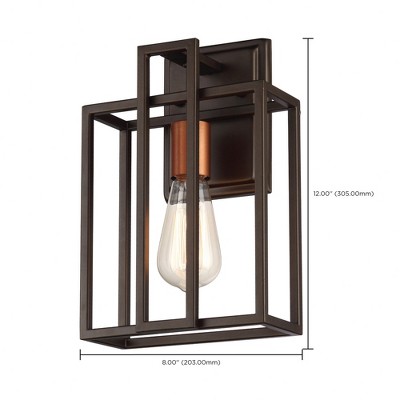 Nuvo Lighting Lake 1 - Light Sconce in  Bronze/Copper