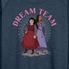 Women's - Disney - The Dream Team Lightweight French Terry Wide Neck Long Sleeve Shirt - 2 of 4