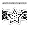 Teacher Created Resources® Black and White Stars Die-Cut Border Trim, 35 Feet Per Pack, 6 Packs - 2 of 3