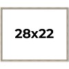 PosterPalooza | Classic Modern Silver Picture Frame - UV Acrylic, Backing Board, Hanging Hardware Included - 2 of 4