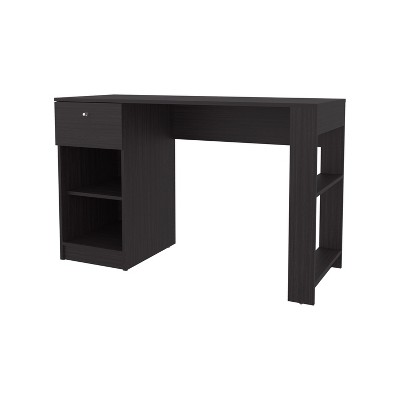 NicBex Computer Desk Scratch-Resistant Surface with Drawer & Open Storage, Modern Workspace for Writing/Study
