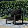 WestinTrends Montara Outdoor Patio HDPE Right Arm Facing Sectional Corner Chair with Patio Cushions - 2 of 4
