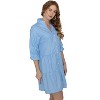 LA LEELA Women's Holiday Trendy Mini Vacation Fall Dress for Women - 4 of 4