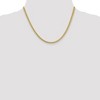 Black Bow Jewelry 3mm, 14k Yellow Gold, Solid Franco Chain Necklace - 2 of 4