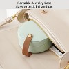 Small Travel Jewelry Case, Portable Jewelry Organizer Box for Necklace Rings Earrings - 3 of 4