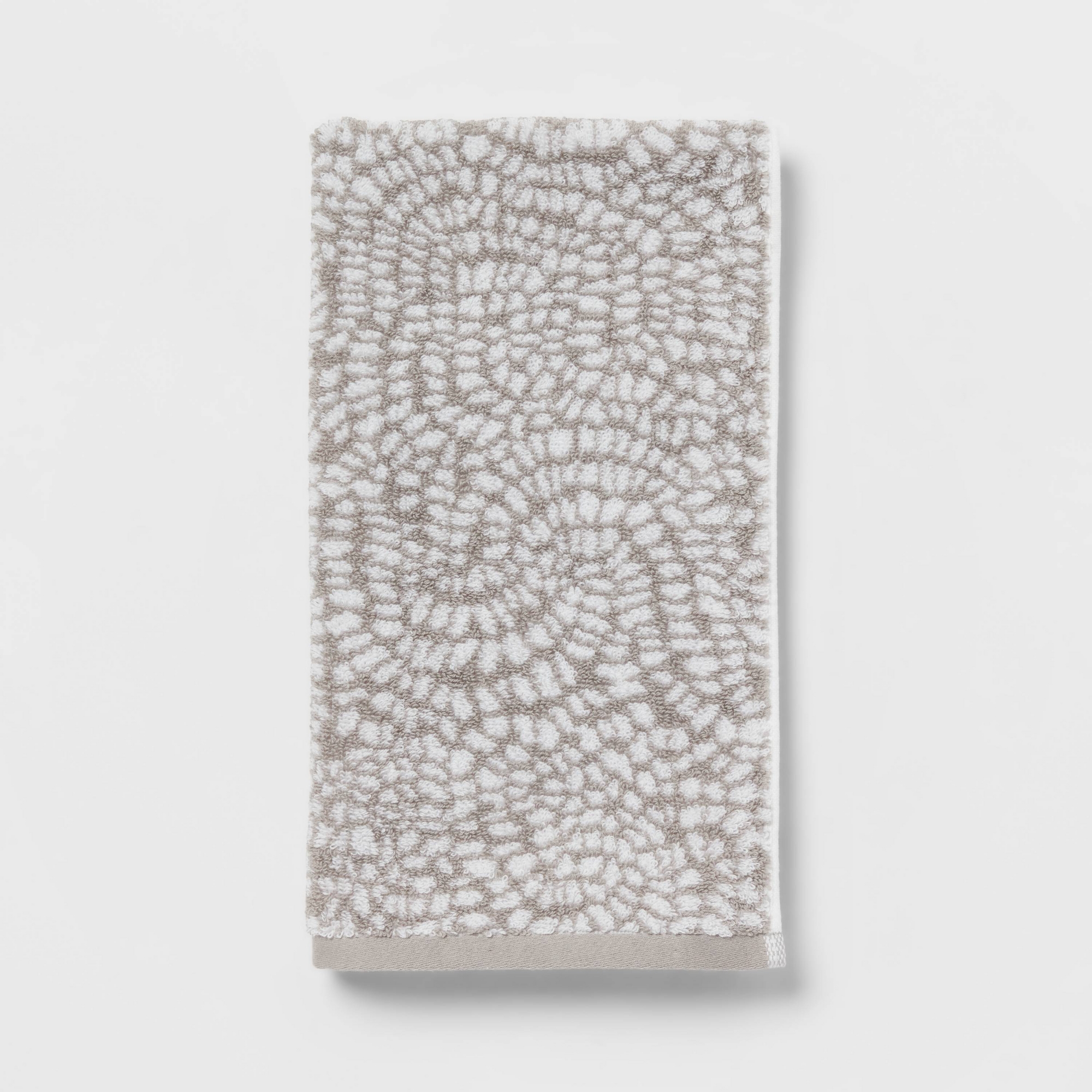 Performance Plus Hand Towel Gray Geo - Threshold™