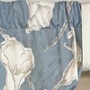 RLF Home Calla Suspender 3" Rod Pocket Ribbon Ties Window Valance, 50" x 16" - 4 of 4