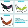Universal 2 Person Hammock Stand Only, 550 LBS Capacity Heavy Duty Steel Hammock Frame, Fits 9 to 14 Ft Hammocks,Rack for Outside Indoor Outdoor - 4 of 4