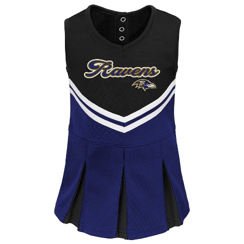 Nfl Baltimore Ravens Toddler Girls' Cheer Set : Target