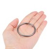 Unique Bargains Zinc Alloy Craft DIY Accessories Hardware Bag Belt O-Ring Buckles 10 Pcs - 3 of 3