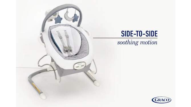 Graco Soothe n Sway LX Swing with Portable Bouncer - Derby, 2 of 9, play video
