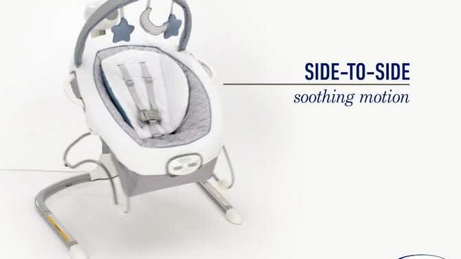 Graco Soothe n Sway LX Swing with Portable Bouncer - Derby, 2 of 9, play video