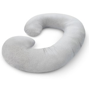 PharMeDoc Pregnancy Pillows C-Shape Full Body Maternity Pillow, Jersey Cover - 1 of 4